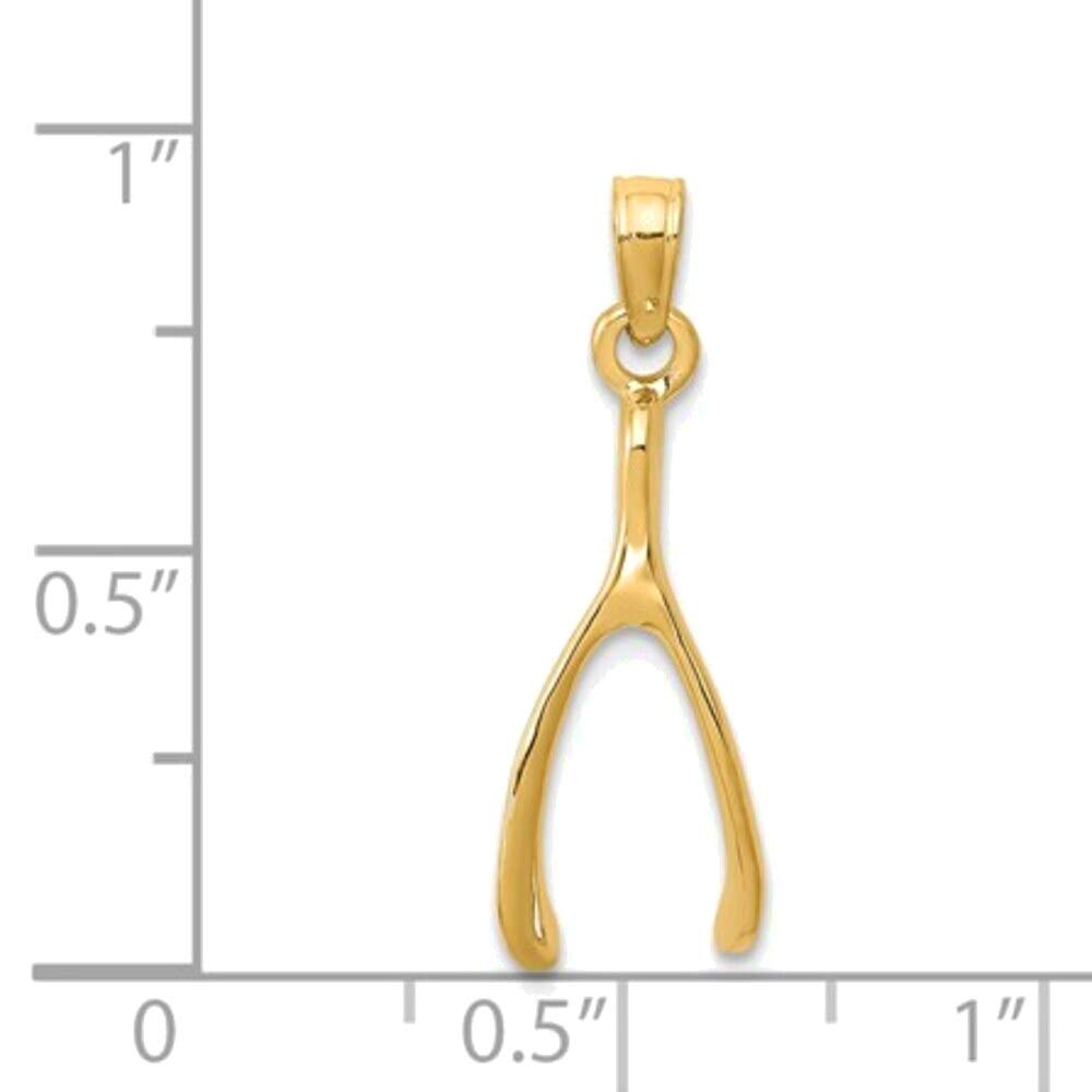 14K Yellow Gold Wishbone Pendant Necklace - Bonyak Jewelry for Women | Elegant Gift for Birthday, Anniversary & Everyday Wear