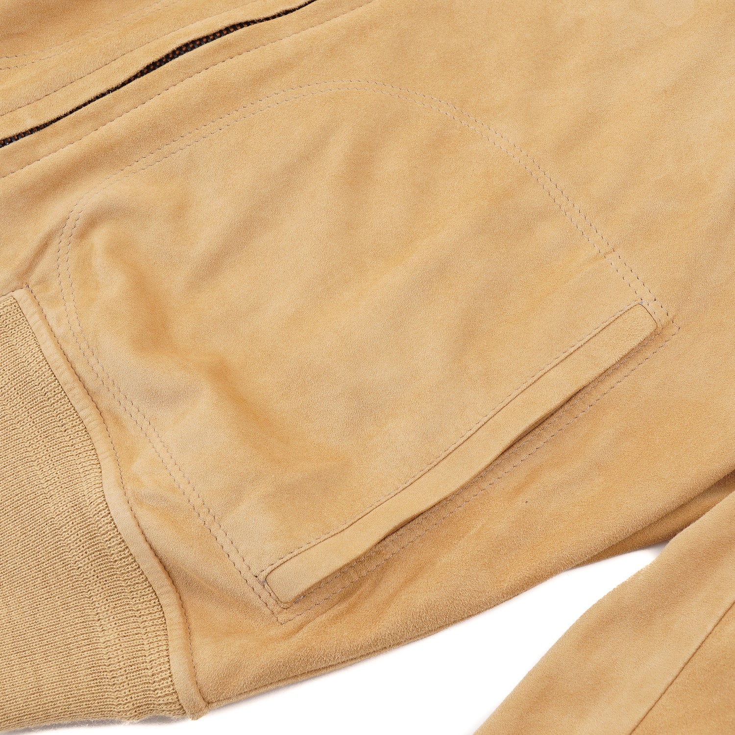 Premium Nappa Suede Bomber Jacket for Men - Stylish Vintage Leather Jacket with Quilted Lining - Perfect for Casual Outfits, Date Nights & Fall Fashion