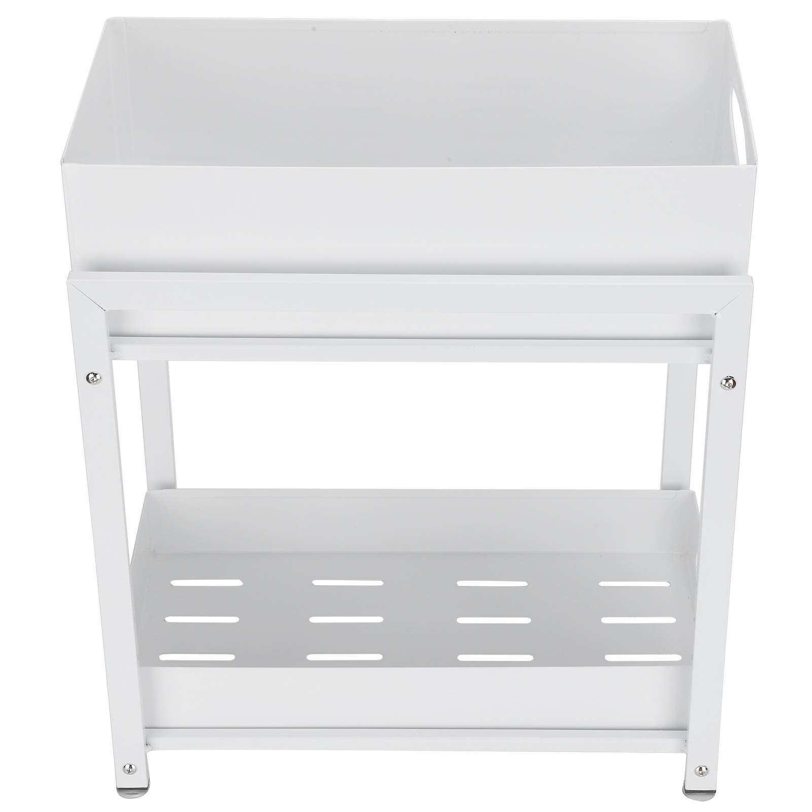 Alvinlite Under Sink Organizer - Pull Out Kitchen Storage Rack for Spices, Seasonings & Baking Supplies | Space Saving Cabinet Organizer with Durable Baking Varnish Finish | Perfect for Small Kitchens, Pantries & Bathroom Storage