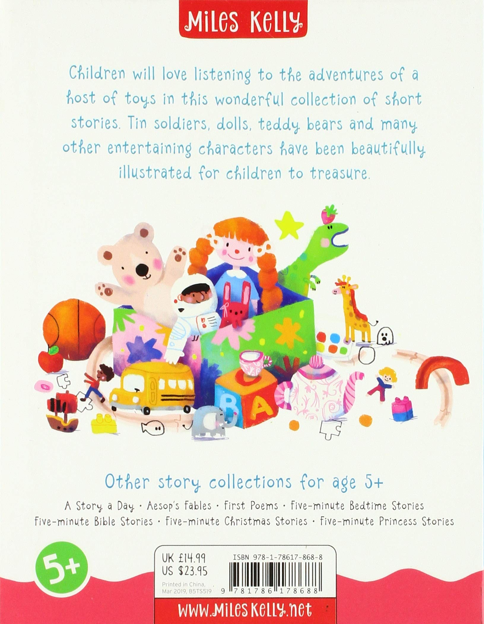 5-Minute Toy Stories - Fun & Engaging Short Stories for Kids | Perfect for Bedtime, Travel & Playtime