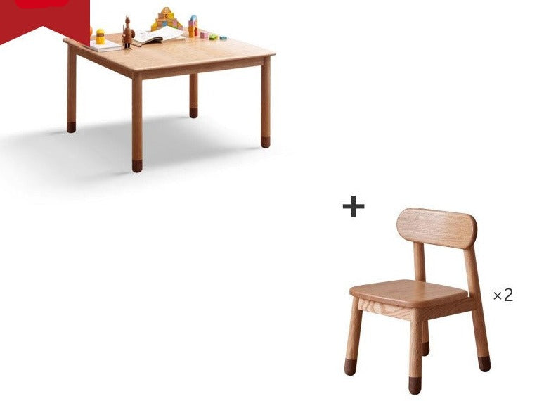 Handmade Solid Oak Wood Kids Study Desk - Durable & Ergonomic Children's Writing Table for Homework & Crafting - Perfect for Bedrooms, Homeschooling & Playrooms