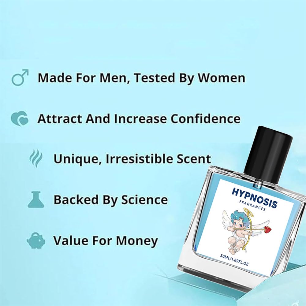 Hypnosis 2.0 Cologne for Men - Pheromone-Infused Scented Perfume (2-Pack) | Attract Confidence & Romance | Date Night, Special Occasions & Everyday Wear