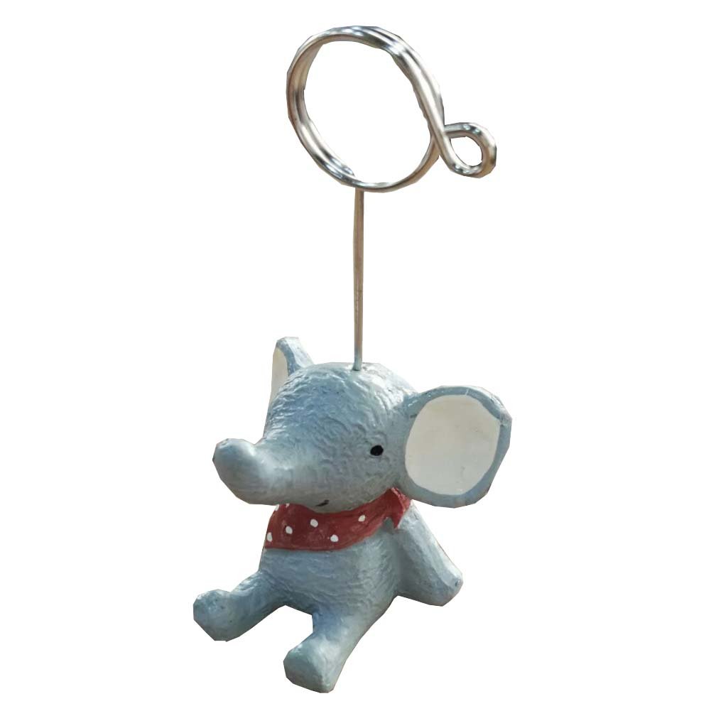 Adorable Elephant Memo Clip - Cute Photo & Note Holder for Office Desk - Perfect for Organizing Messages, Photos, and Reminders - Ideal for Home, Office, and School Use