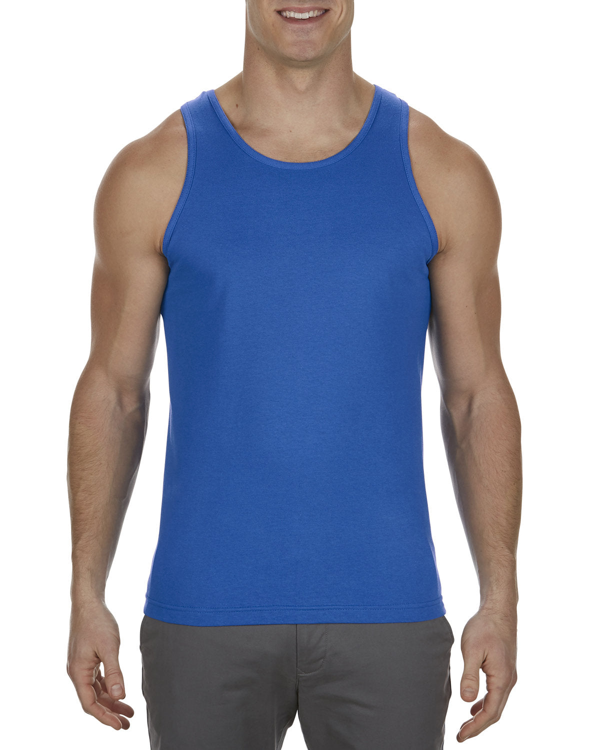 Alstyle AL1307 Men's & Women's 100% Cotton Tank Top - 6.0 oz. Lightweight Sleeveless Shirt for Gym, Workout, Summer & Casual Wear