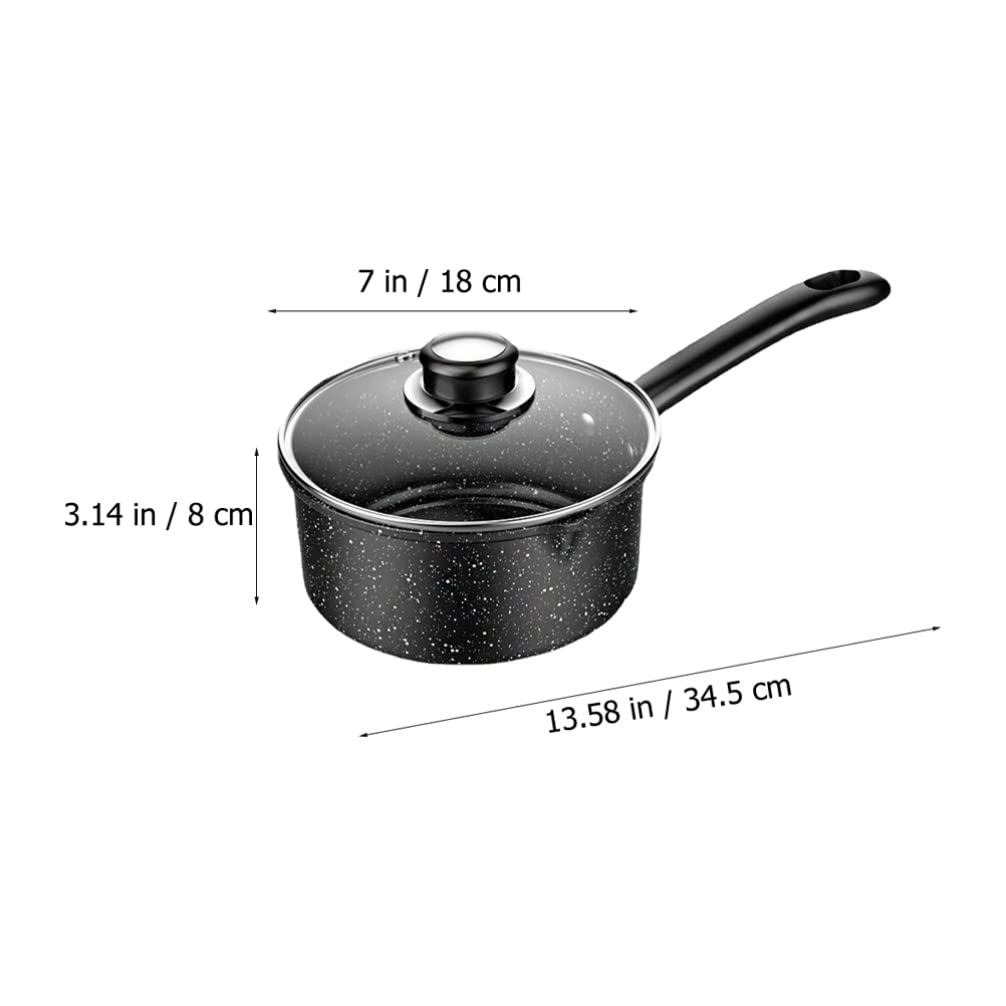 Premium Maifan Stone Cooking Pot Set - 1-Piece Breakfast Stockpot with Handle for Soup, Noodles & Food (Ideal for Home, Kitchen & Instant Meals)