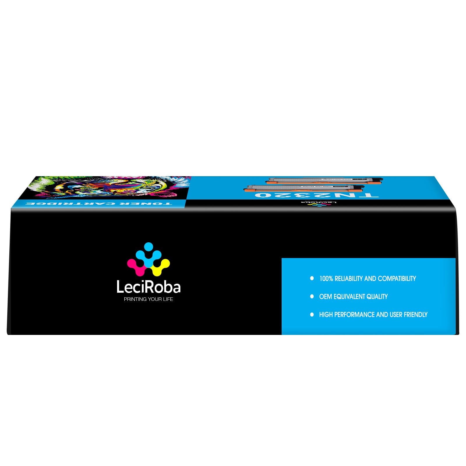 Brother TN2320 Toner Cartridge - 2-Pack for MFC-L2700DN Printers | Office & Home Use