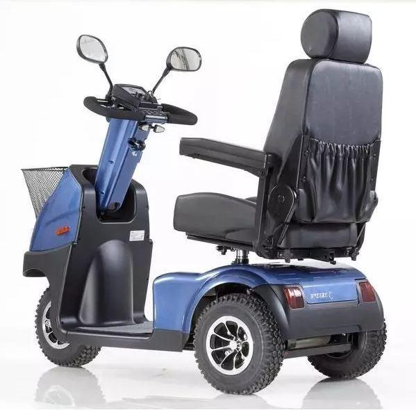 Afikim Afiscooter C3 Standard 3-Wheel Electric Mobility Scooter for Adults - Lightweight Silver Mobility Vehicle with Long Battery Life - Perfect for Shopping, Travel & Outdoor Activities