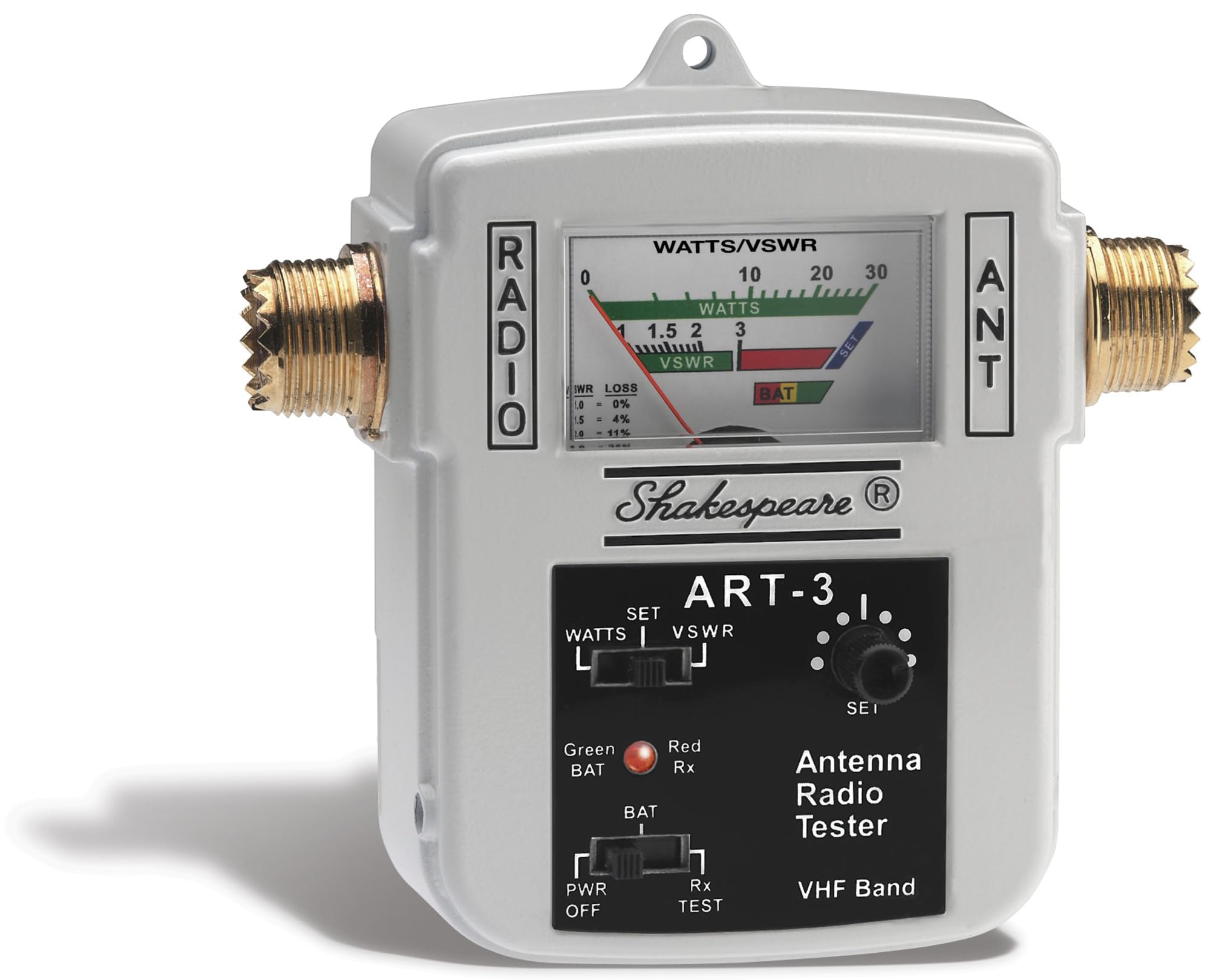 Shakespeare Marine Antenna & Radio Tester - Professional Tx/Rx Boating Accessories for Smooth Sailing | Perfect for Boat Maintenance & On-Water Communication