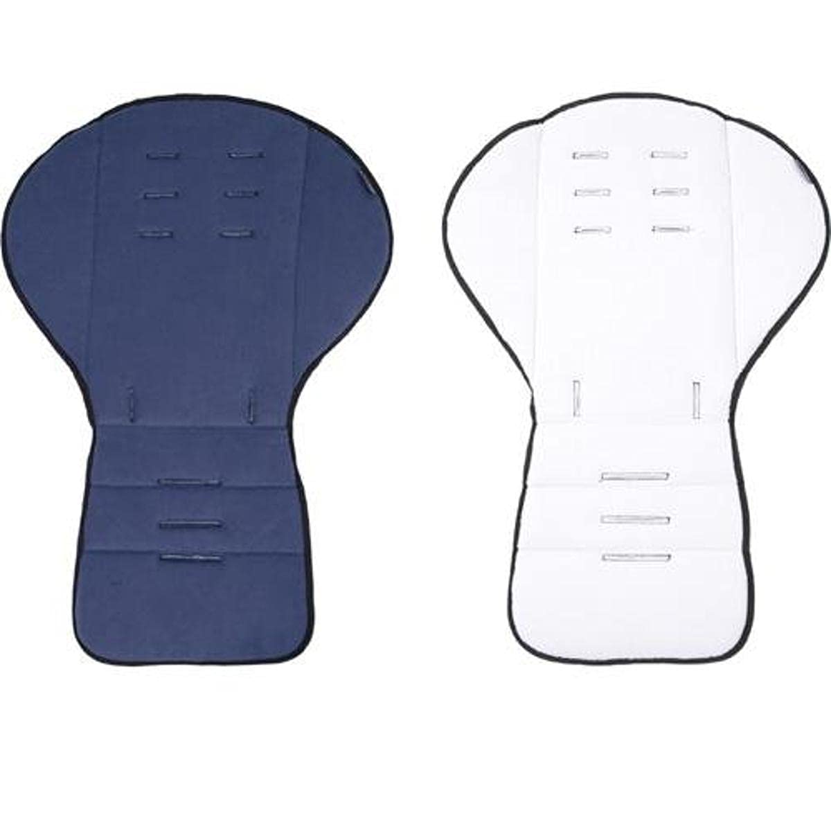 Mountain Buggy Reversible Fleece Stroller Seat Liner - Soft & Warm Baby Stroller Insert for All Seasons, Navy/Silver - Perfect for Winter Walks & Outdoor Adventures
