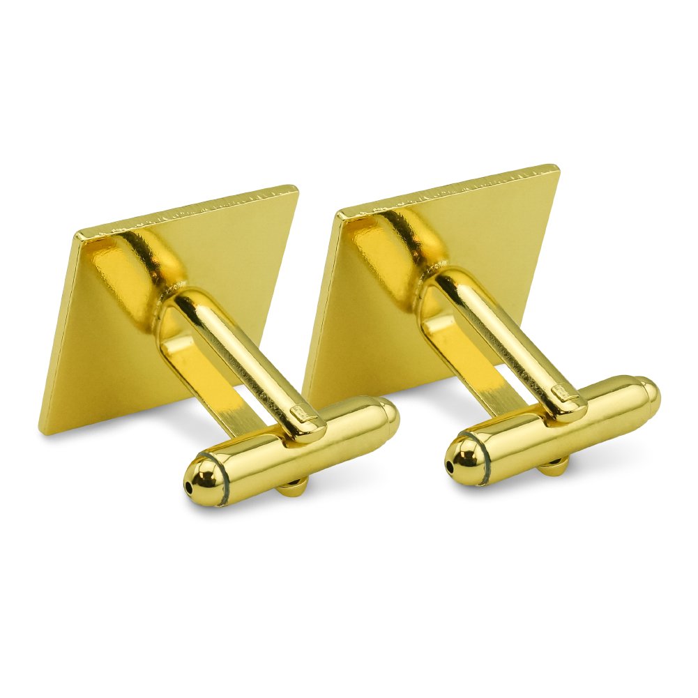 Funny Chicken Egg Cufflinks Set - Silver or Gold - Perfect for Gag Gifts, Costume Parties & Humorous Office Attire