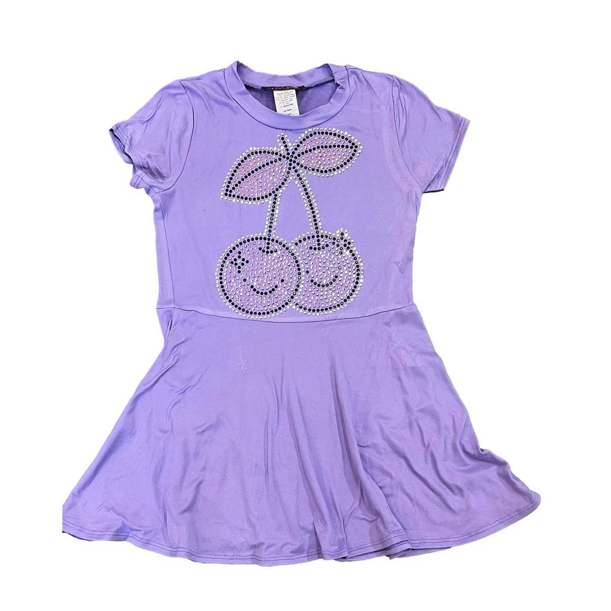 Tweenstyle 2 Cherries Print Fit & Flare Dress for Girls | Casual Summer Party Outfit | Perfect for Birthday, School Events & Family Gatherings