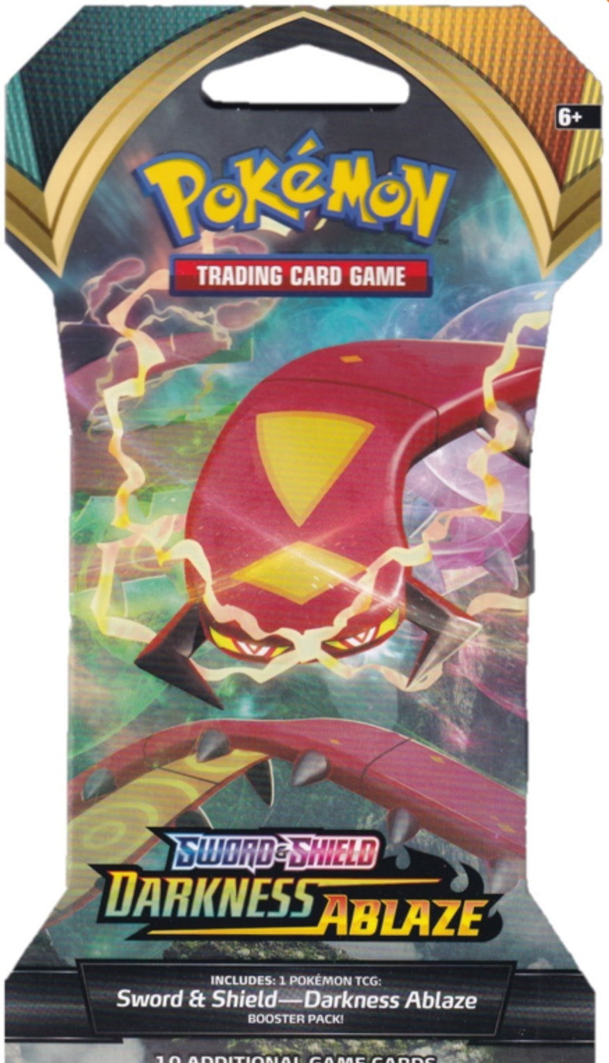 Pokémon Darkness Ablaze Blister Pack - Sword & Shield Expansion | Collectible Trading Cards for Battles & Gaming - Perfect for Tournaments, Gifts & Card Collectors