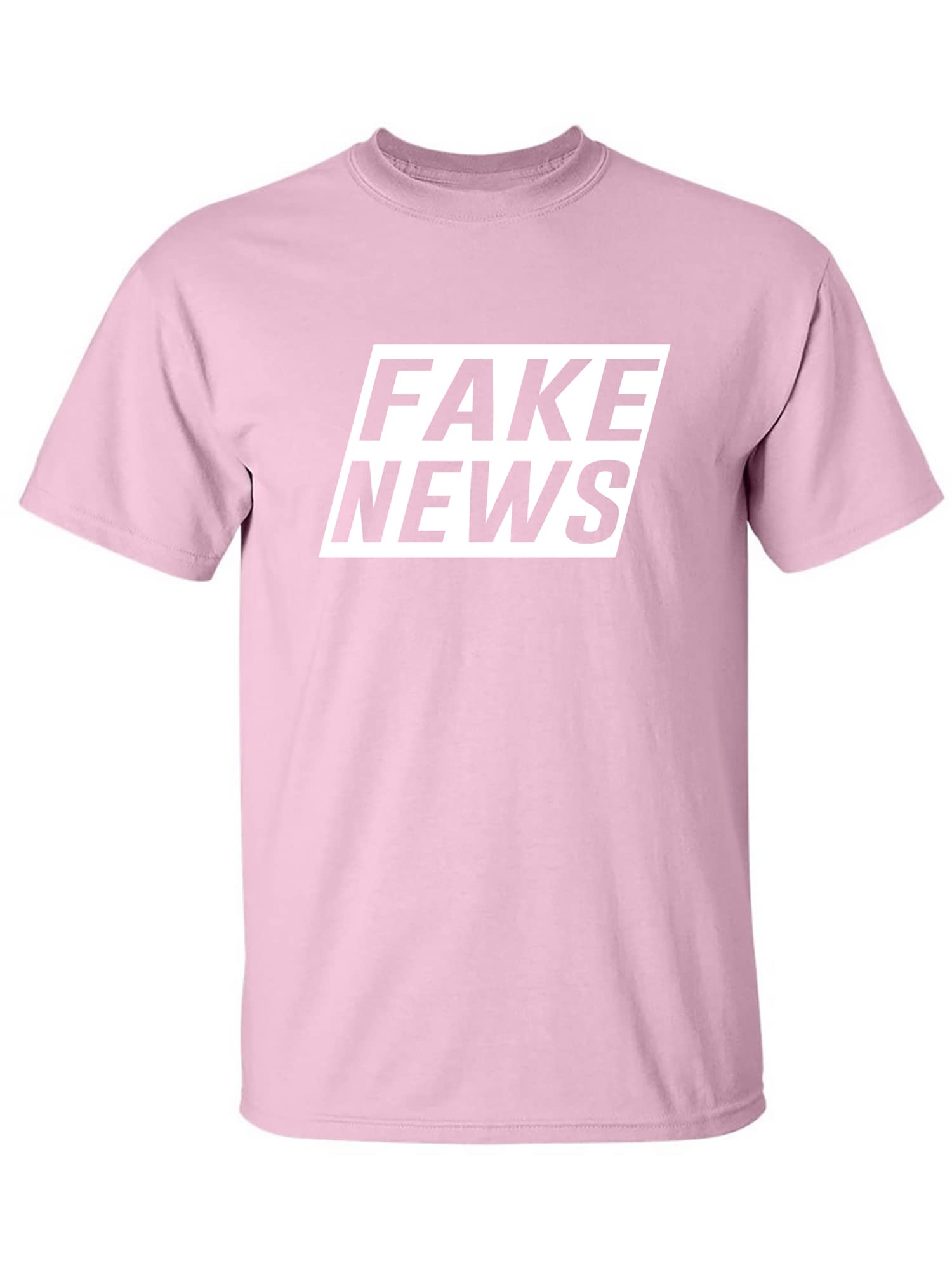 Zerogravitee Fake News Sarcastic Adult Short Sleeve T-Shirt - Funny Political Statement Tee for Men & Women - Perfect for Protests, Parties & Casual Wear