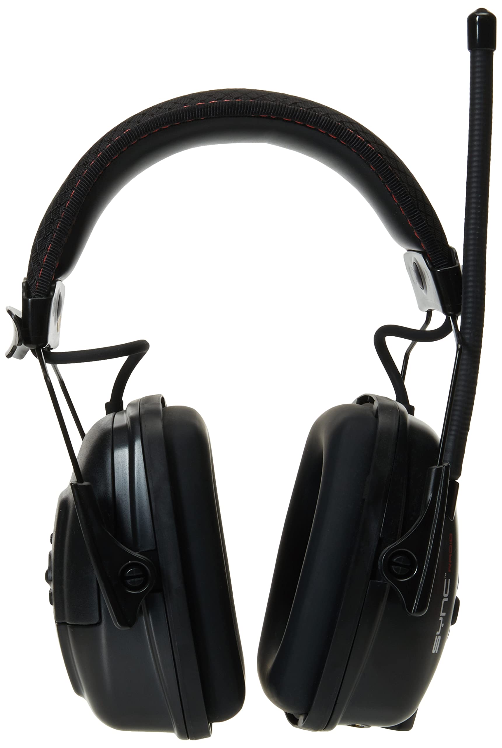 Howard Leight by Honeywell Sync Digital AM/FM Radio Earmuff (1030331) - Noise Reduction Hearing Protection with Built-in Radio, Black - Ideal for Shooting Ranges, Construction Sites & Outdoor Work