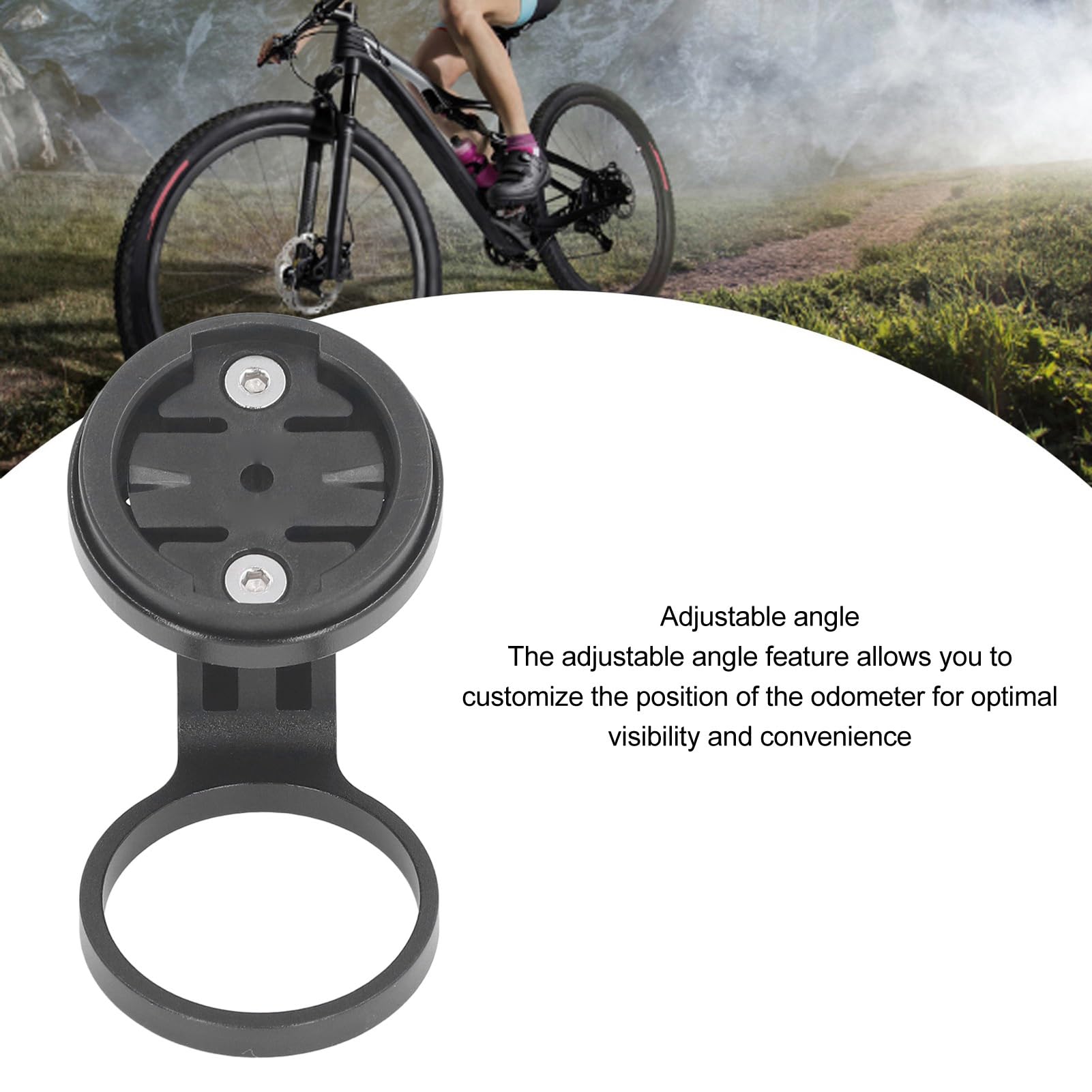 Professional Lightweight Aluminum Alloy Road Bike Computer Mount - Easy Installation Odometer Bracket for Cycling Enthusiasts | Perfect for Road Bikes, Training & Outdoor Adventures