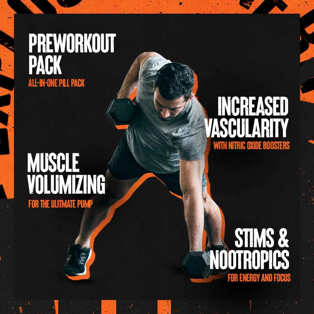 Animal Pump Pre-Workout Supplement (New Formula) - Boost Energy, Focus & Strength for Intense Gym Sessions & Bodybuilding Training