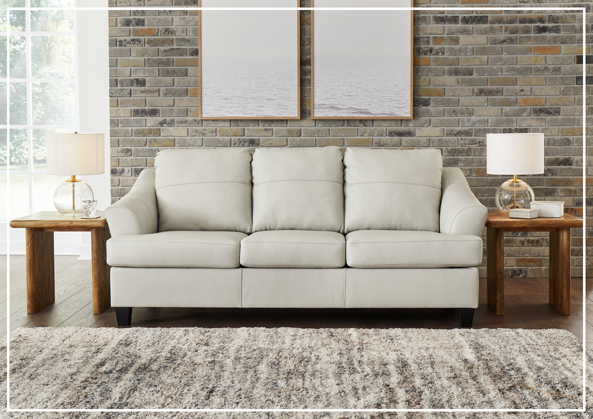 Gio Italia Geneva 3-Seater Genuine Leather Sofa - Luxurious Living Room Furniture for Modern Homes & Apartments