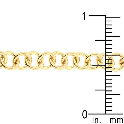 Golden Heart Bracelet for Women - Elegant 14K Gold Plated Heart Charm Bracelet Gift for Her - Perfect for Valentine's Day, Anniversary & Birthday Gifts (Heart Jewelry, Romantic Present)