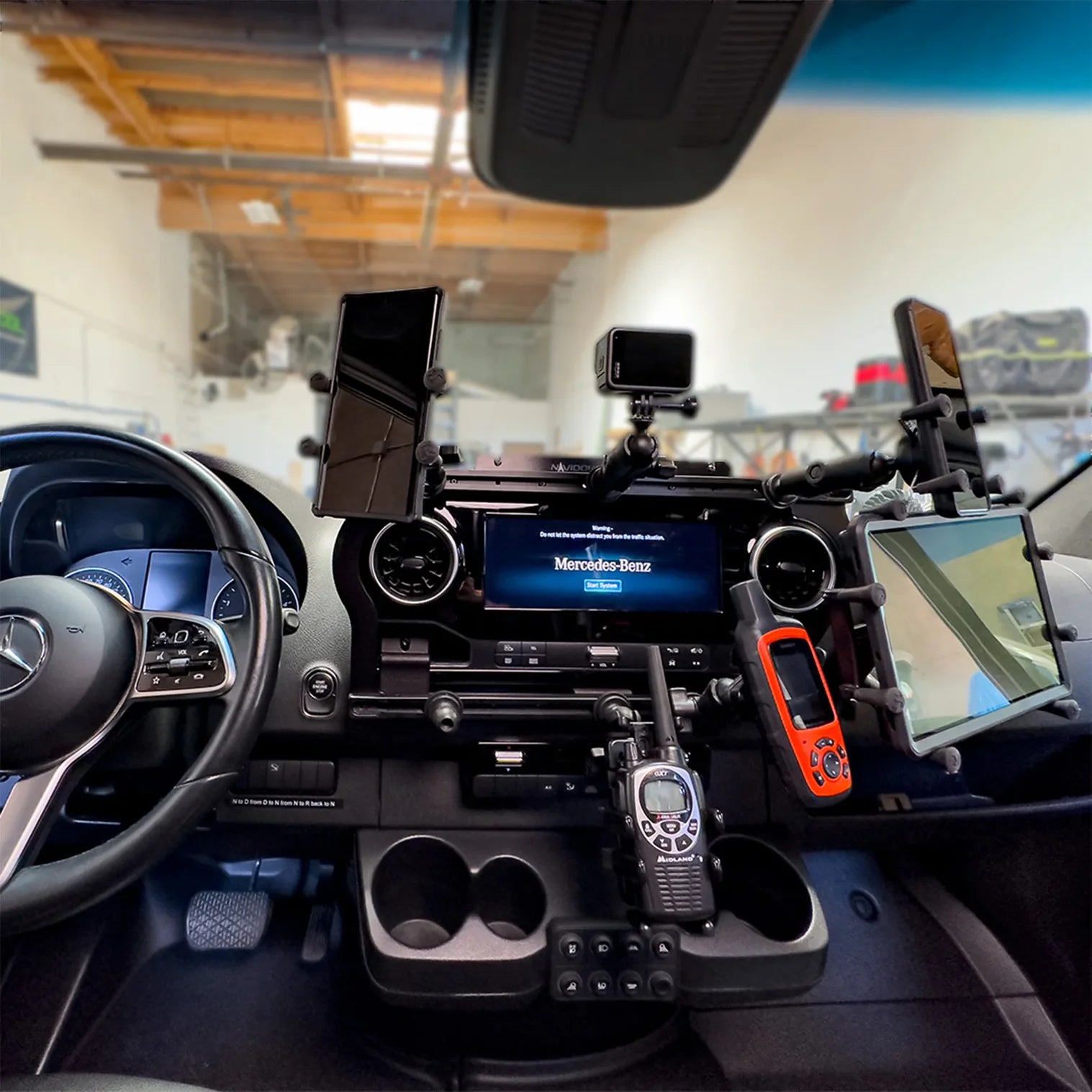 TerraX Navidok Overlander X Roof Rack for 2019-2024 Mercedes Sprinter Van - Heavy Duty Cargo Carrier for Camping & Off-Road Adventures