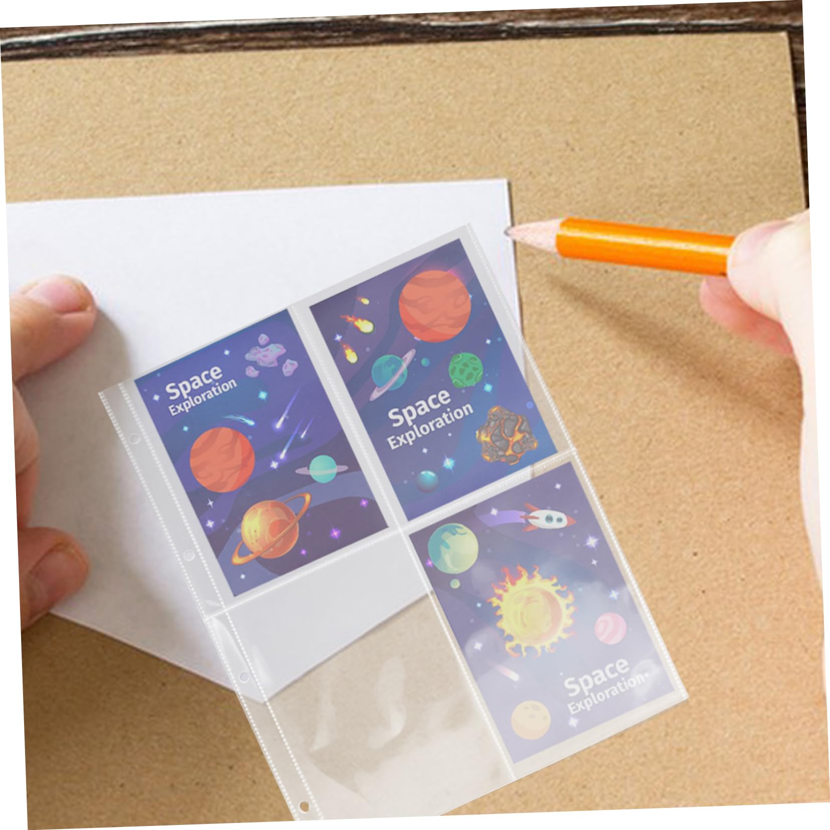 Abaodam 90-Piece Card Book Refill Pages - Premium PP Material for Collectible Cards, Bookmarks & Student Storage | Perfect for Trading Cards, Photo Albums & School Organization