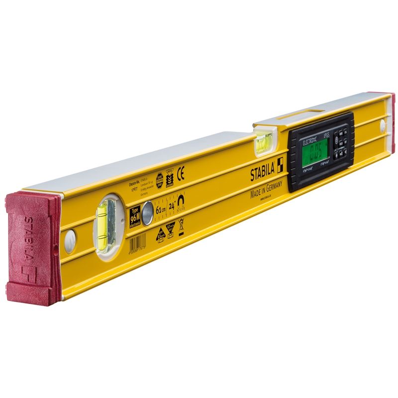 24 Inch Type 96 2M Digital TECH Level Magnetic - Professional Grade Measuring Tool for Construction, Engineering and DIY Projects
