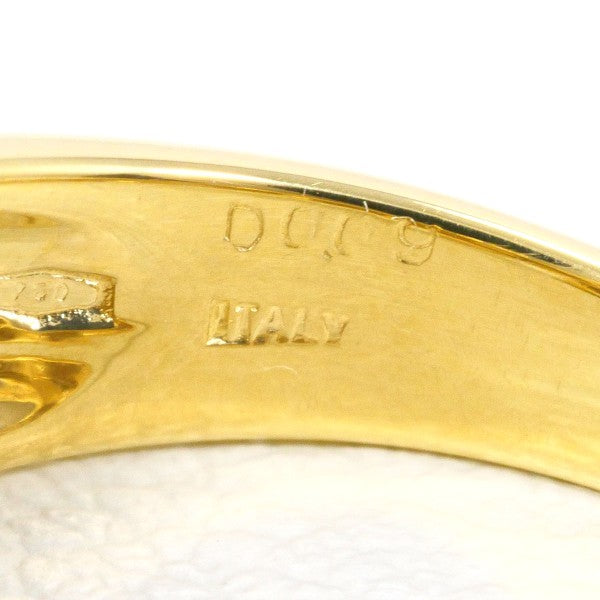 18K Yellow Gold & White Gold Diamond Ring for Women - Elegant Wedding, Engagement & Anniversary Jewelry Gift