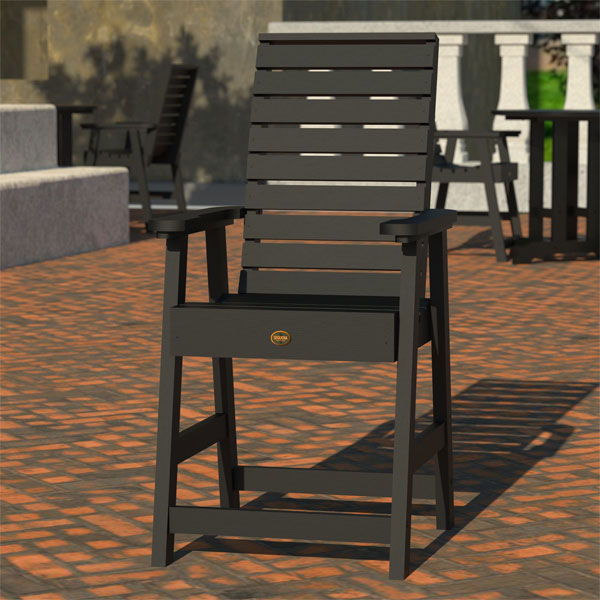 Premium Glennville Counter Height Dining Arm Chair - Modern Kitchen Bar Stool with Padded Seat & Backrest - Perfect for Breakfast Nook, Kitchen Island & Small Space Dining