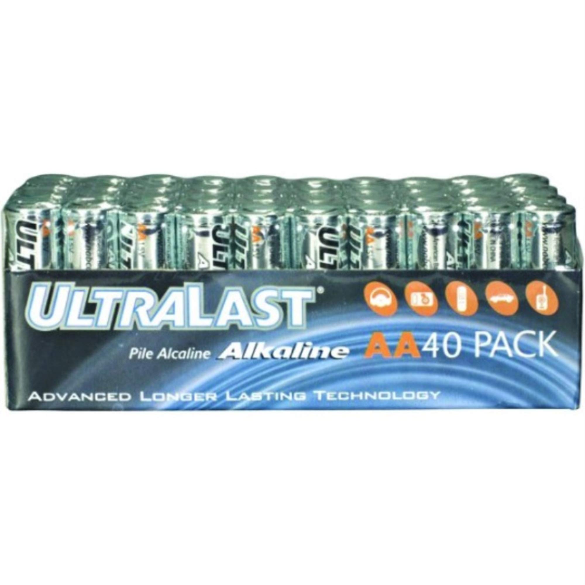 Alkaline Battery Bulk Pack - Long Lasting AA & AAA Batteries for Household & Office Use - Perfect for Toys, Flashlights, Remote Controls & Electronics