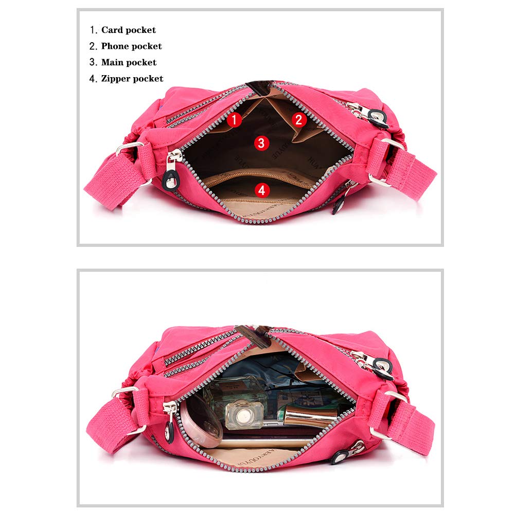 Stylish MINTEGRA Waterproof Shoulder Bag for Women - Lightweight Nylon Crossbody Purse, Perfect for Work, Travel & Everyday Use | Durable Messenger Bag for Commuting, Shopping & Outdoor Activities