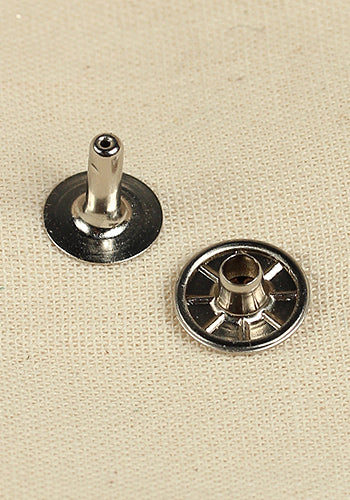 13.0 x 11.0 mm Hollow Rivets - Iron/Nickel Plated for Metal Fabrication, Leather Craft & DIY Projects - Heavy Duty Fasteners for Automotive, Furniture & Industrial Applications