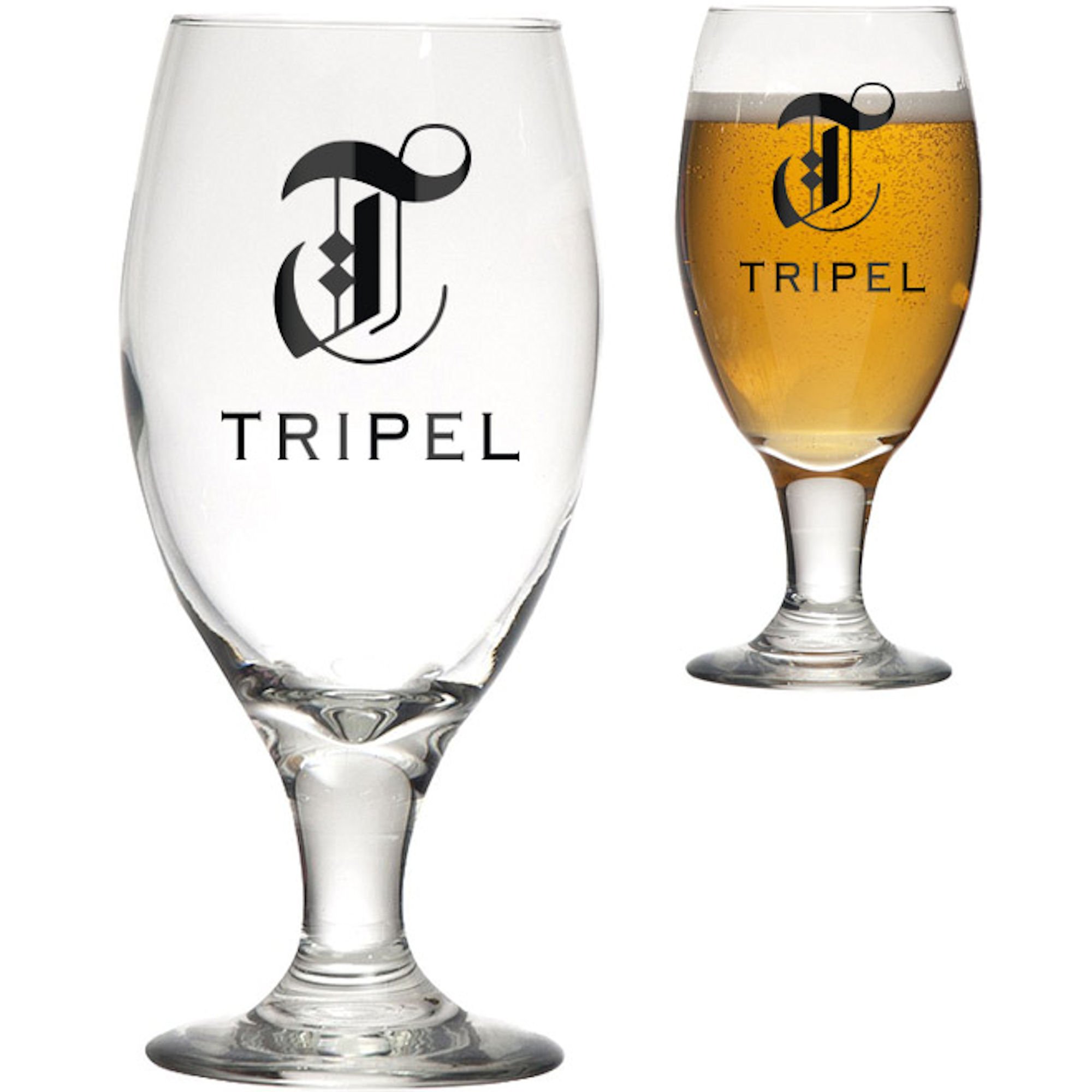 Premium Beer Glass Set - 6-Piece Hédoniste Craft Beer Glasses for IPA, Lager & Stout - Ideal for Home Bars, Parties & Gifts for Beer Lovers