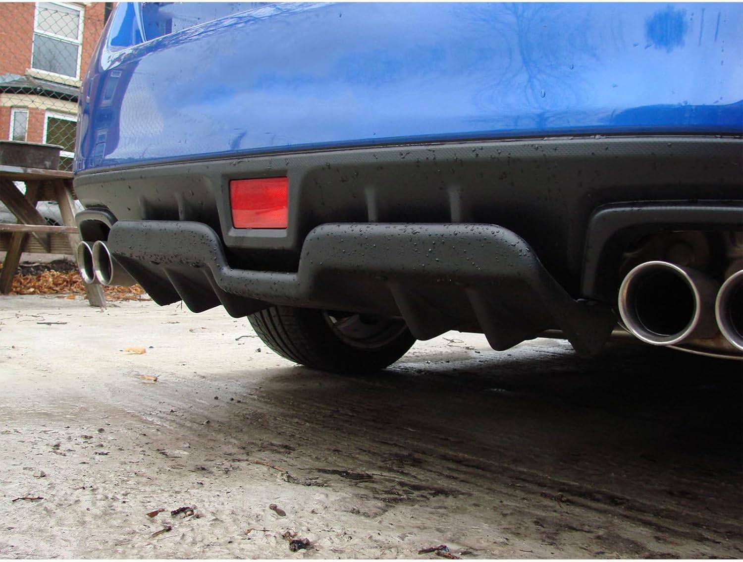 2015-2021 Subaru WRX STI Matte Black Rear Bumper Diffuser - High Performance PP Material - Perfect for Car Enthusiasts & Street Racing Upgrades
