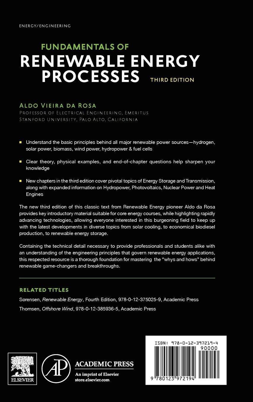 Fundamentals of Renewable Energy Processes - Sustainable Power Solutions for Home, Business & Industry | Solar, Wind & Hydro Energy Guide