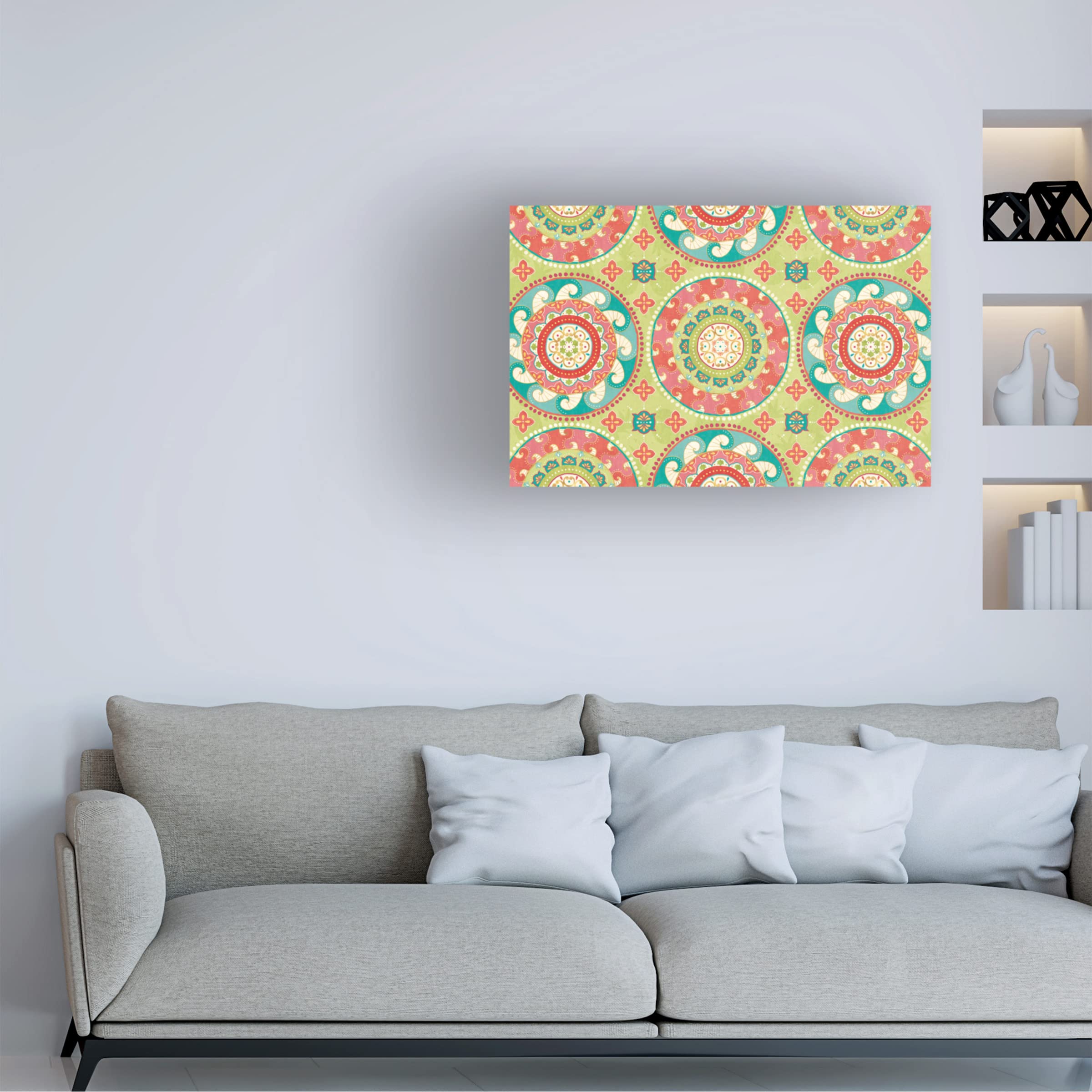Fun in the Sun VII by Veronique Charron - Premium Canvas Wall Art for Beach House Decor, Living Room & Bedroom - Trademark Fine Art Collection