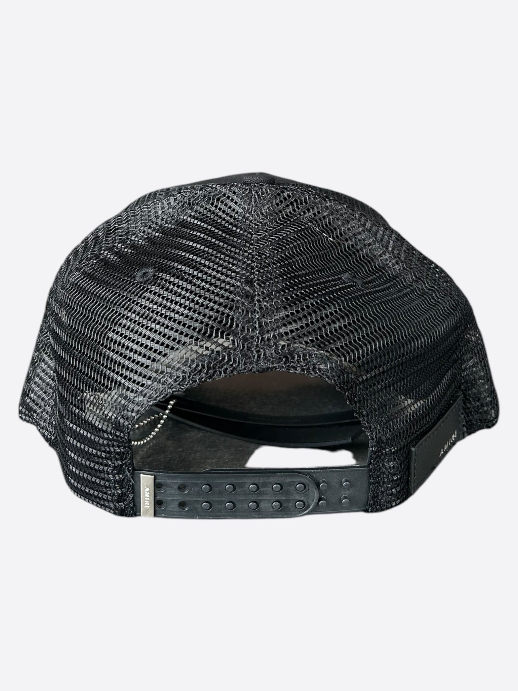 Amiri Black & Yellow Triple Star Trucker Hat - Stylish Baseball Cap for Men & Women - Perfect for Streetwear, Casual Outfits & Outdoor Activities