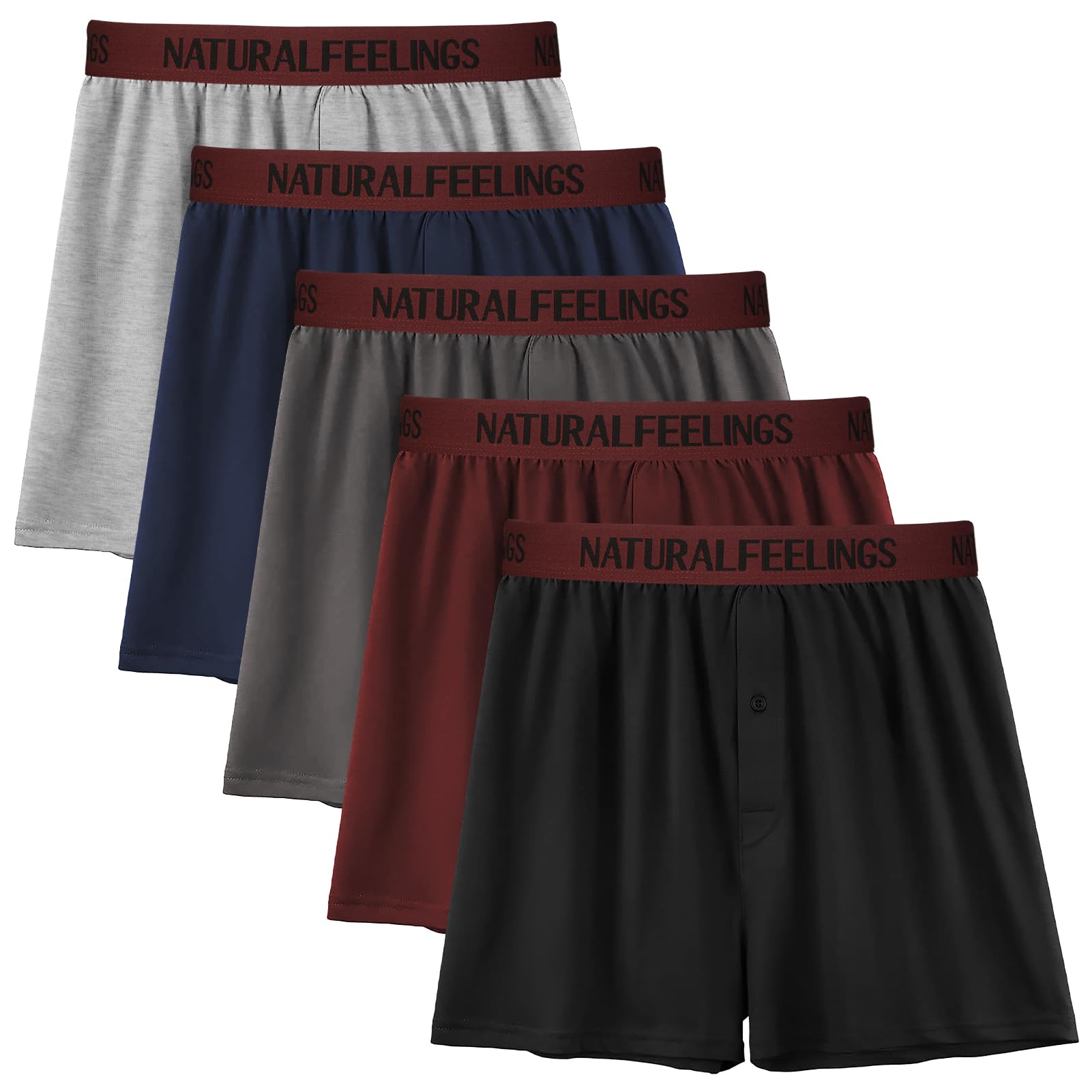 **Men's Cotton Boxer Briefs - Soft Breathable Underwear for Everyday Comfort | Perfect for Work, Gym & Lounging**