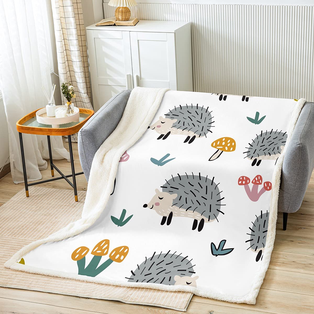 Erosebridal Kawaii Sherpa Blanket 50