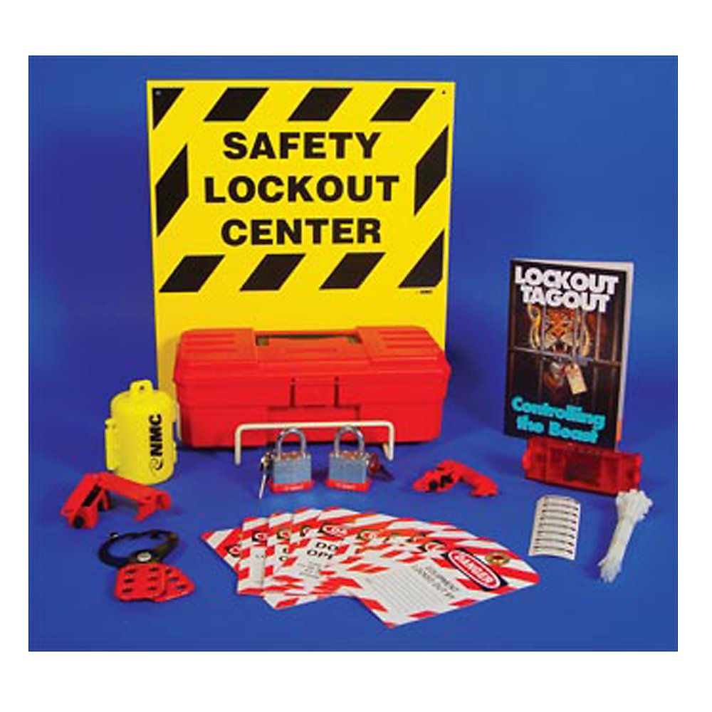 Electrical Lockout Tagout Kit - OSHA Compliant Safety Lock Box for Industrial & Home Use - Secure Equipment During Maintenance & Repairs