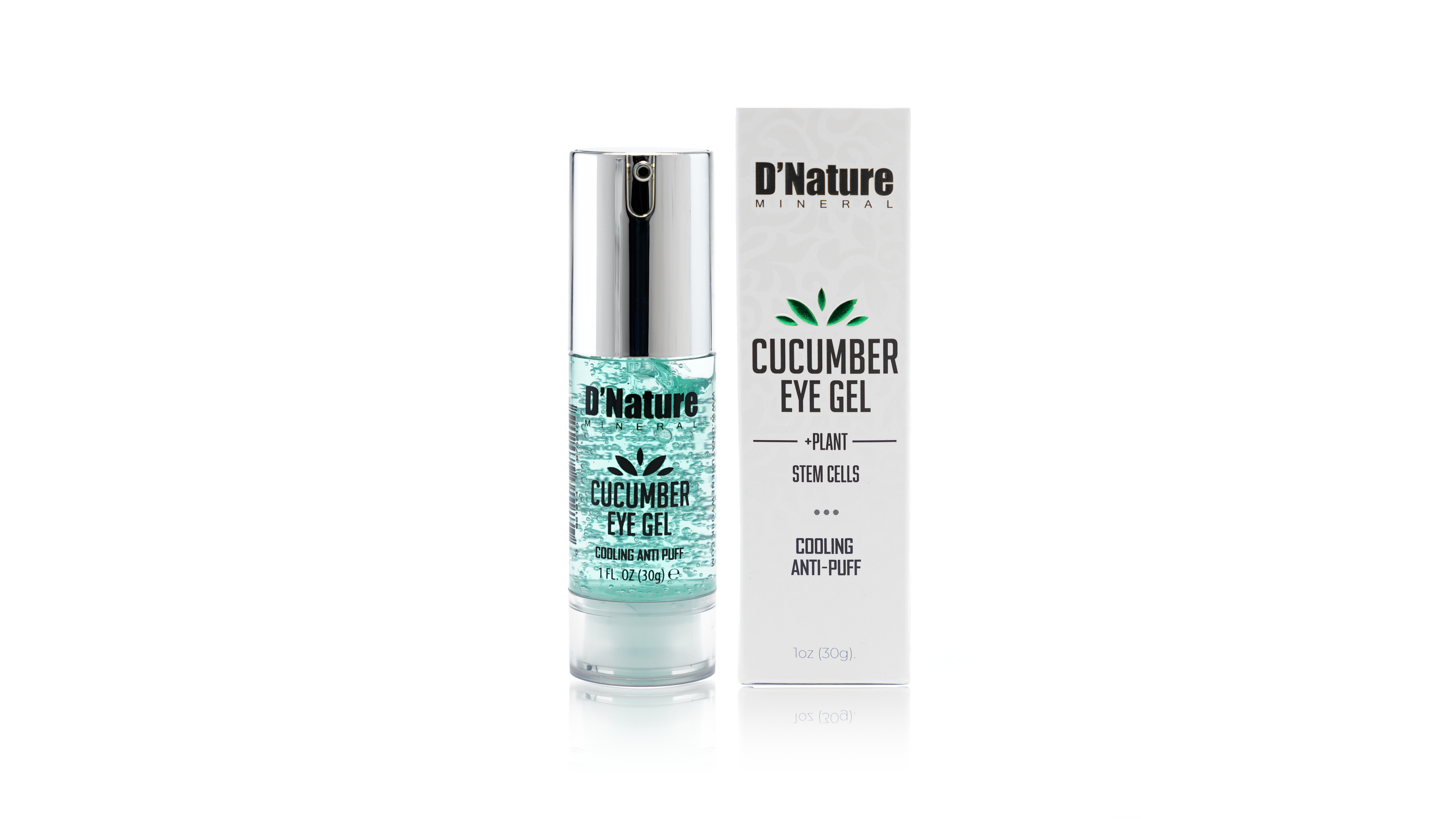 Hydrating Cucumber Eye Gel for Dark Circles & Puffiness - Soothing Under Eye Treatment for Men & Women - Perfect for Morning & Night Skincare Routine
