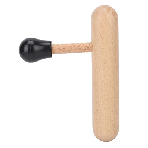 Beechwood T Bar Massage Tool - Ergonomic Trigger Point Therapy for Neck, Back & Shoulder Pain Relief - Portable Muscle Relaxation Device for Home, Office & Travel Use