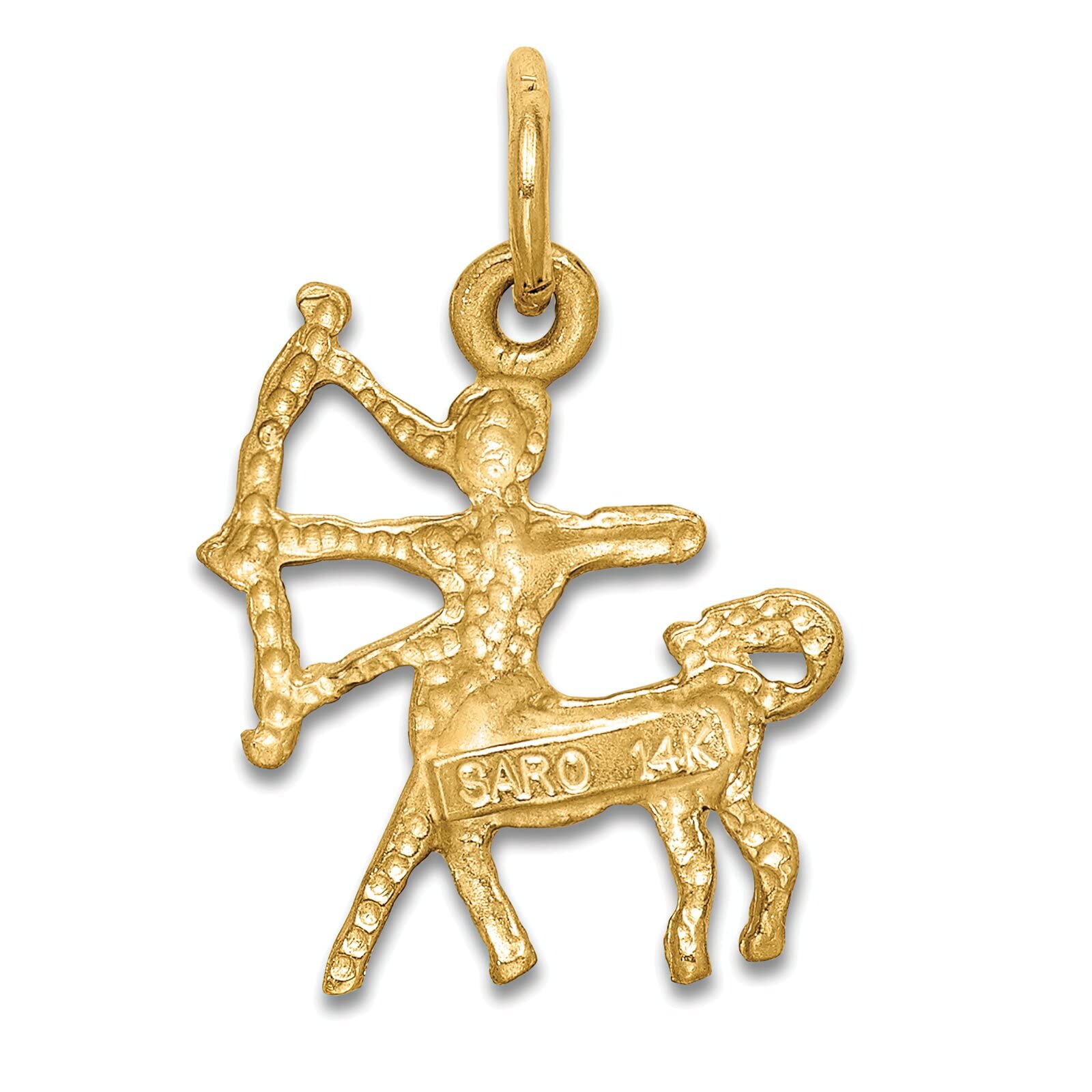 14K Gold Sagittarius Zodiac Charm Pendant Necklace for Women - Handmade Sterling Silver Jewelry Gift for Birthday, Christmas & Special Occasions - Perfect for Daily Wear, Date Nights & Zodiac Lovers