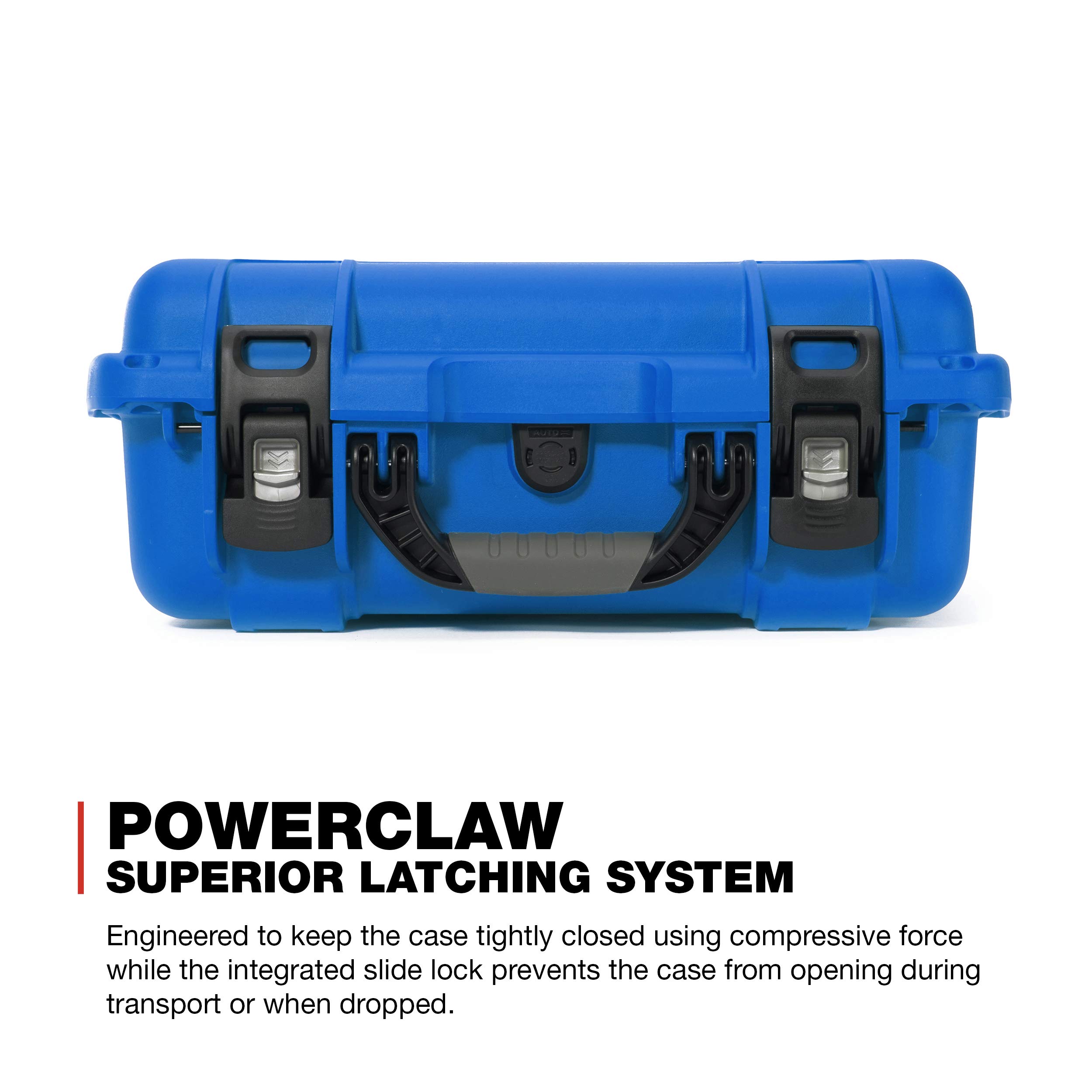 Nanuk 920 Waterproof Hard Protective Case with Lid Organizer & Padded Dividers - Blue | Shockproof Storage for Cameras, Drones & Electronics | Travel, Outdoor & Professional Use