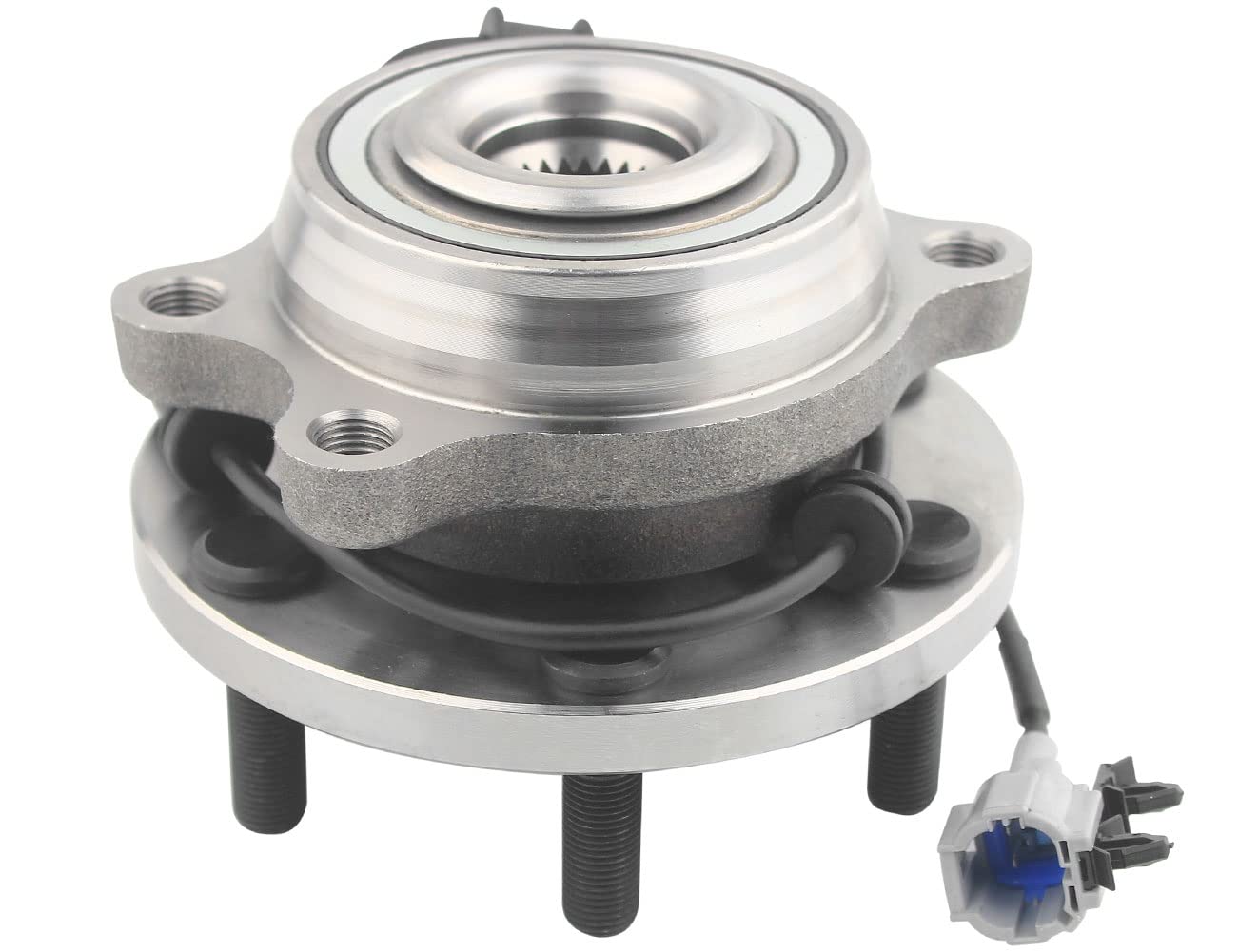 Premium Front Wheel Bearing Hub Assembly with ABS - 6 Lug Design - Compatible with Nissan Frontier, Pathfinder, Xterra & Suzuki Equator - 515065 Pair - Perfect for Off-Roading, Towing & Daily Driving
