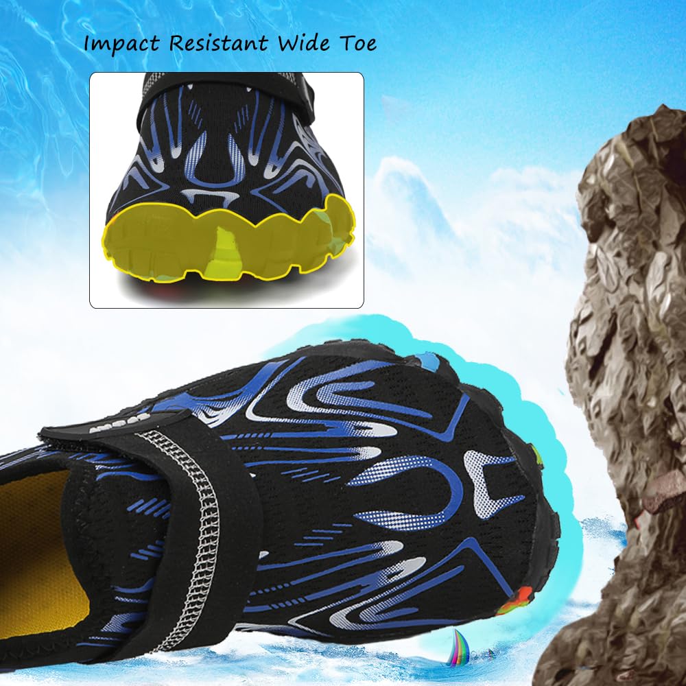 Kids Water Shoes for Beach, Diving & Surfing - Quick Dry Non-Slip