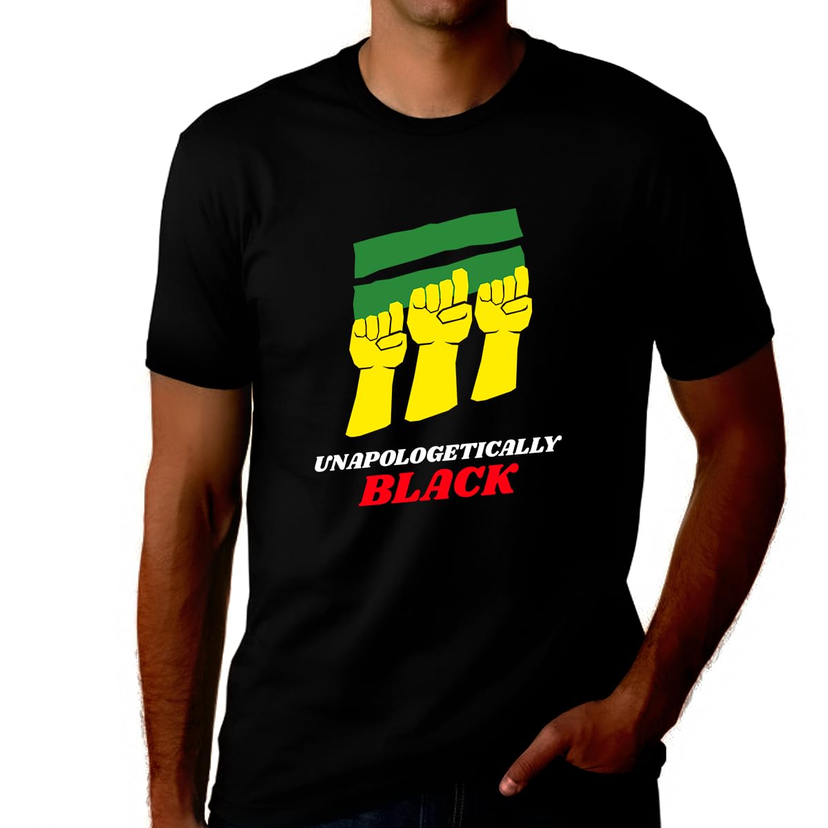 Unapologetically Black Juneteenth T-Shirt for Men - African American History Shirt by Fire Fit Designs | Black Pride Apparel for Juneteenth Celebrations, Cultural Events & Daily Wear