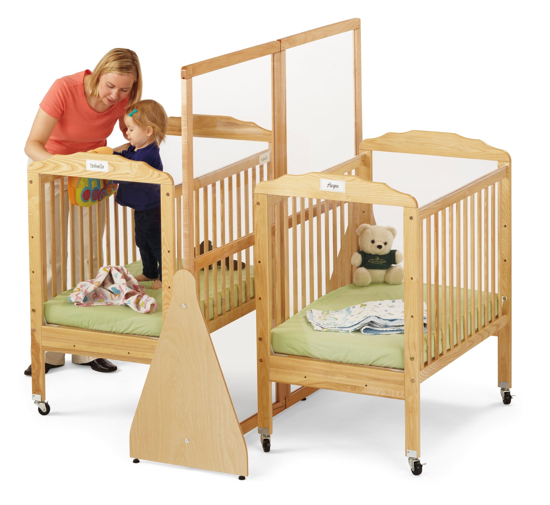 Jonti Craft Clear Large Space and Crib Divider - Transparent Safety Partition for Daycares, Nurseries & Playrooms