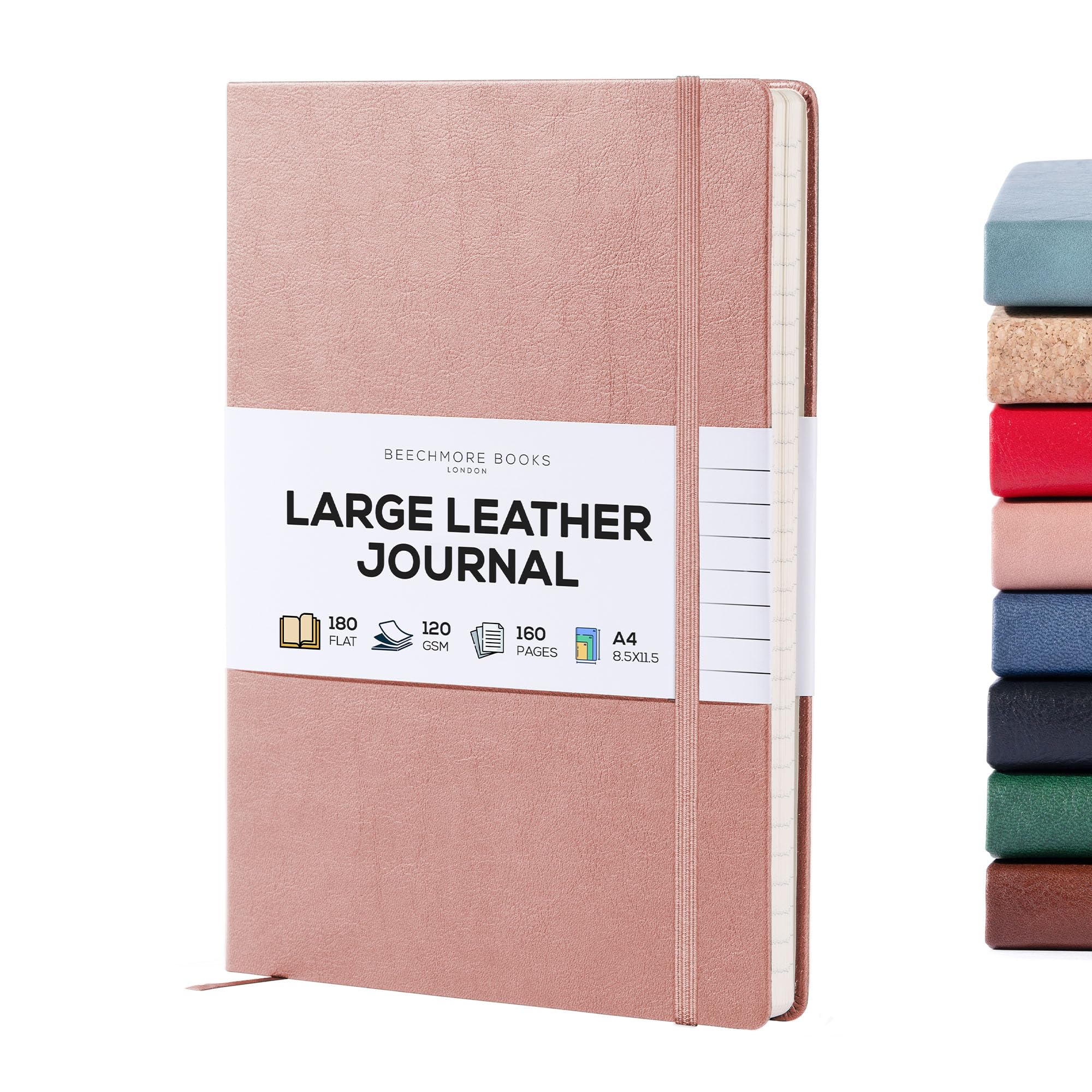 Premium BEECHMORE Lined Journal Notebook - 8.5