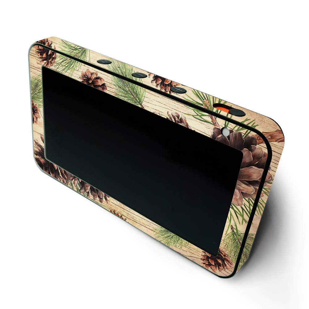 MightySkins Protective Vinyl Wrap for Amazon Echo Show 5 (1st & 2nd Gen) - Pine Collage Design | Easy to Apply & Remove | Made in USA | Customize Your Smart Display for Home, Office or Dorm Decor