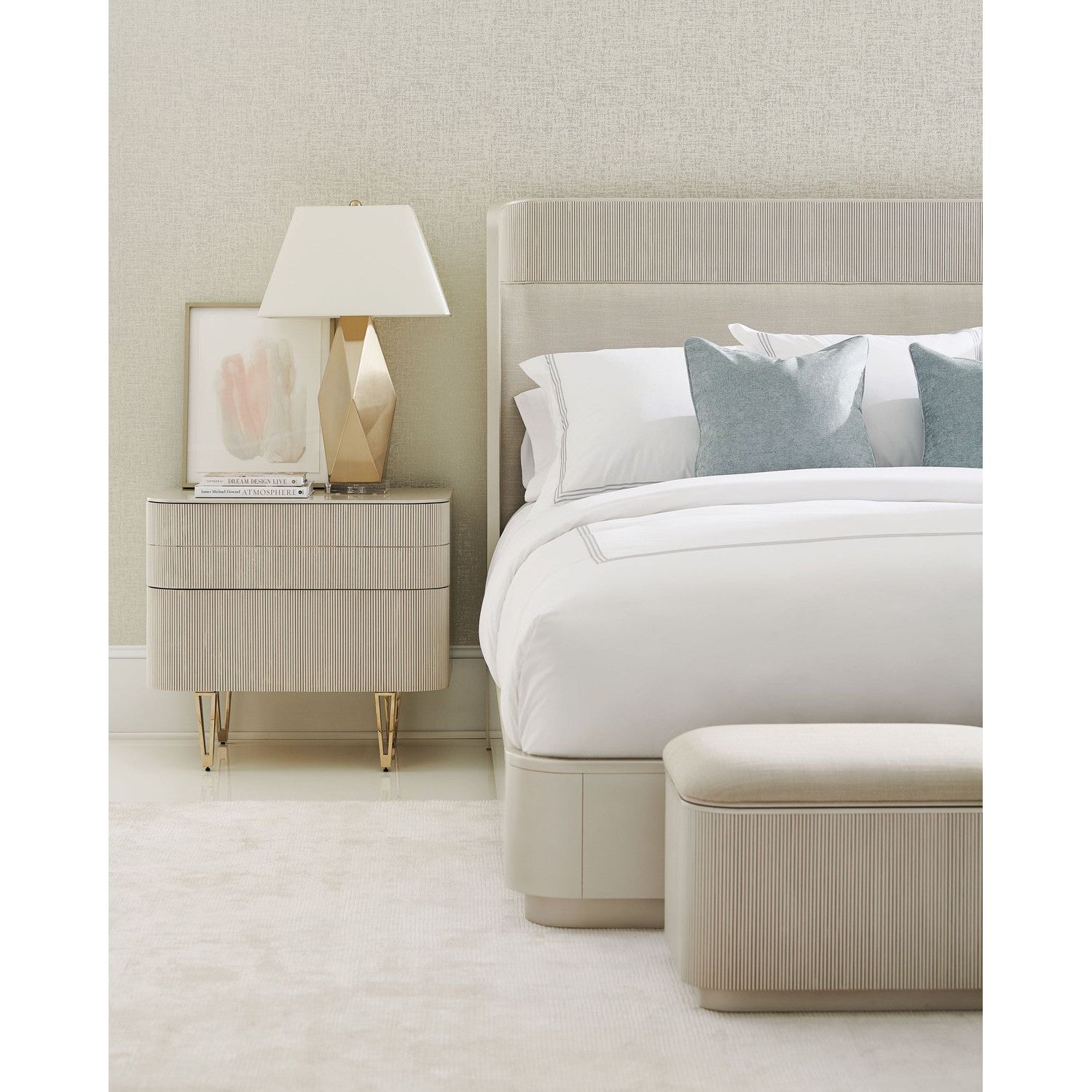 Adorable White and Beige Storage Bench with Cushion - Perfect for Entryway, Bedroom, or Living Room Organization