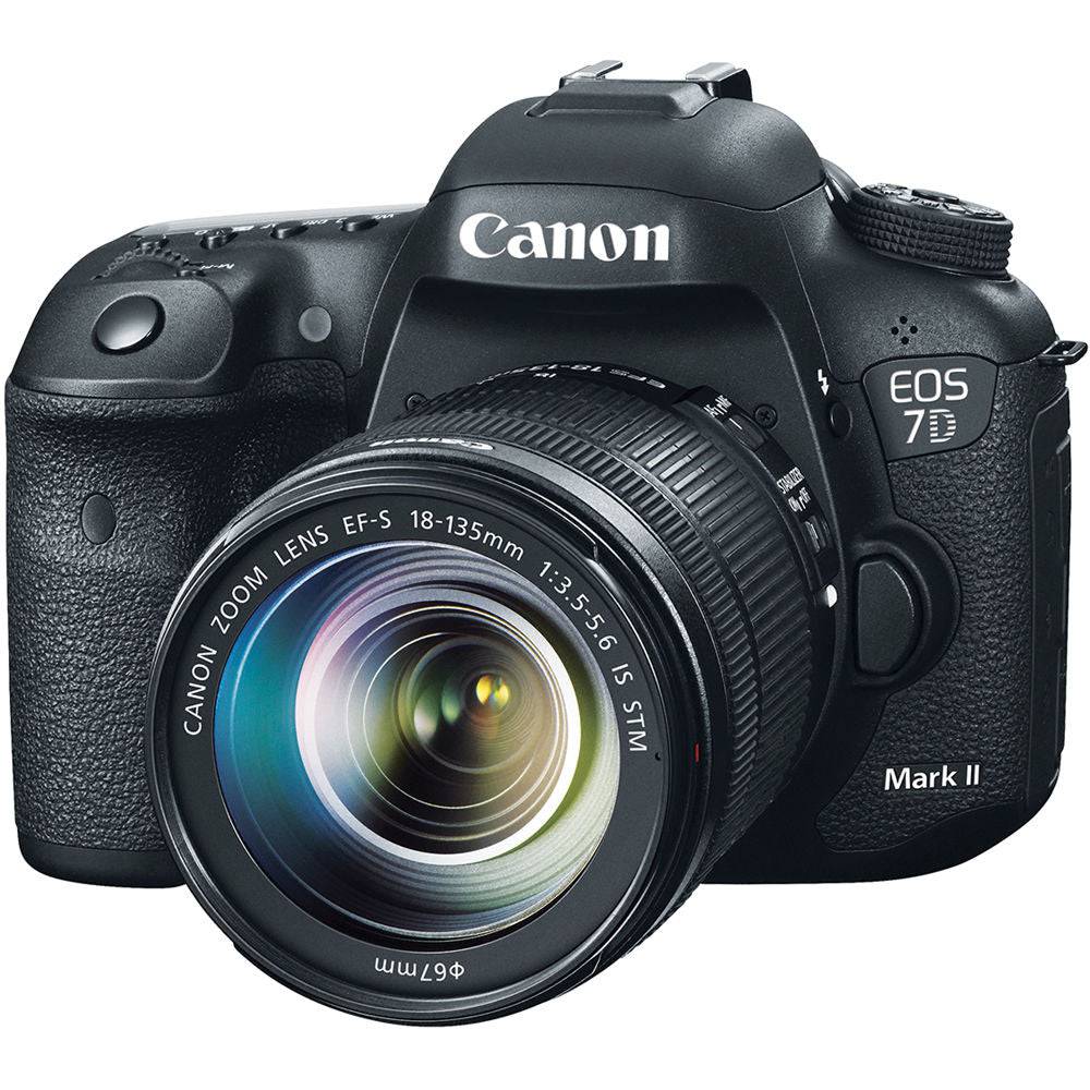 Canon EOS 7D Mark II DSLR Camera Bundle with 18-135mm & 70-300mm Lenses - Professional Photography Kit for Wildlife, Sports & Travel Shooting